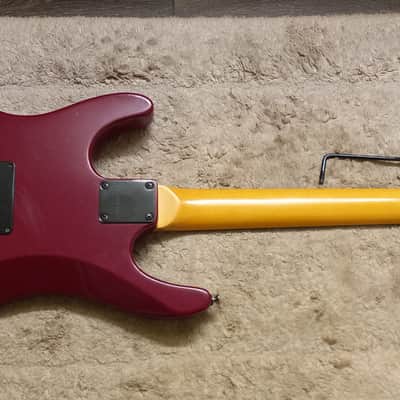 Westone Strat 80's Kahler bridge Burn Red image 7