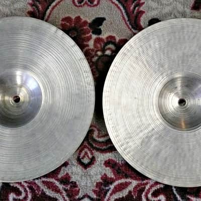Vintage 30's Zildjian Trans Stamp 11" Avedis Zildjian Hi Hat Cymbals - 488g / 512g - PV Music Drum Shop Inspected and Tested - Play / Sound / Look Great image 2