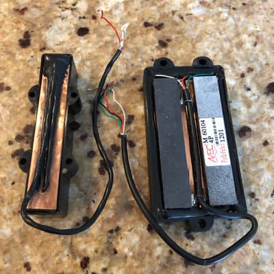 MEC J + MM (Jazz + Music Man) Pickup Set from a 4-string Warwick Custom Shop Streamer Jazzman Bass image 2