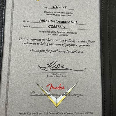 Fender Custom Shop '57 Relic Stratocaster 2022 Aged White Blonde image 3