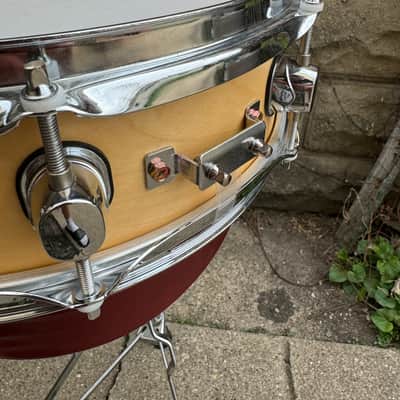Ludwig Accent CS Custom 13x4” Piccolo Wood Snare Drum - Natural image 10