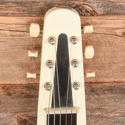 Supro Comet Lap Steel Guitar White 1960s image 6