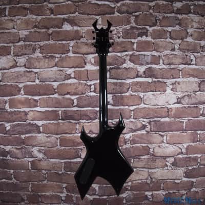 B.C. Rich Deluxe Series Warlock Electric Guitar Black MIK image 10