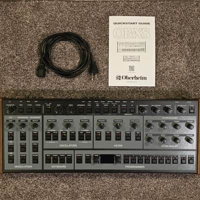 Oberheim OB-X8 Desktop 8-Voice Synthesizer 2022 - Present - Black with Wood Sides