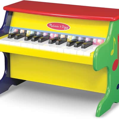 2013 Melissa & Doug Learn-To-Play Rainbow Toy Piano for Ages 3+ image 2
