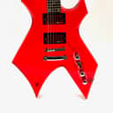 B.C. Rich Warlock Acrylic 2000s - Transparent Red w/soft case