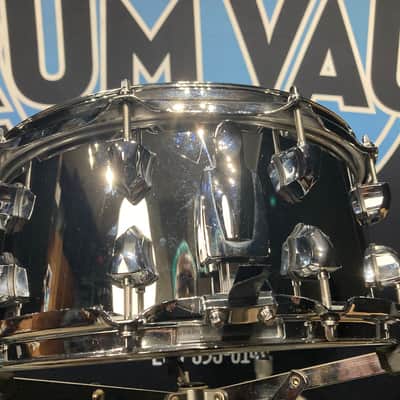 SJS - Alpha Steel 6.5x14" Snare Drum, 20-Lug 2018-2020 - Chrome image 6
