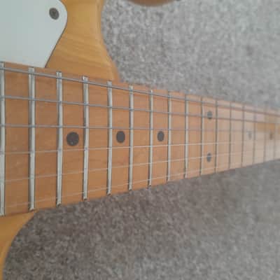 AlfaTone Stratocaster 1970s - Natural Hinoki VG Cond RARE image 6