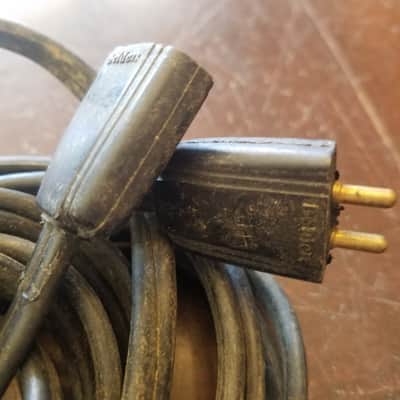 Belden Bell & Howell 2-pin 25' power cable electric cord extension stubby rare 1950s image 7