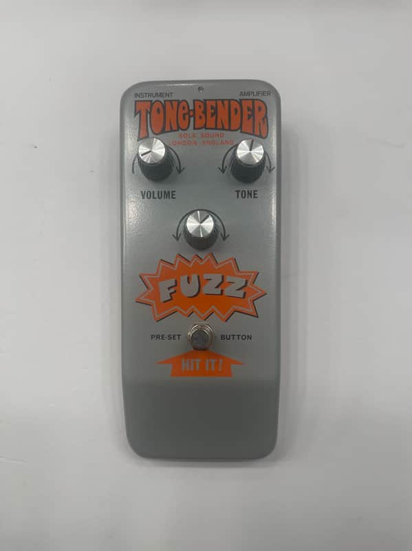 Sola Sound Colorsound Tone Bender Fuzz Silver Tonebender Guitar Effect Pedal image 1