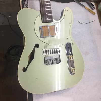 Ronin Betty Thinline "Custom Build" 2020 Pinecrest Green/Natural Redwood 5lbs 9oz  Authorized Dealer image 9