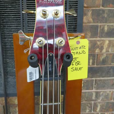 Schecter Diamond Series Elite 4 Electric Bass Guitar - Trans Red image 5