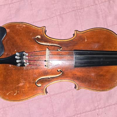 Vintage1922 American 4/4 Violin by FE Beardsley Traverse City Michigan Branded image 1