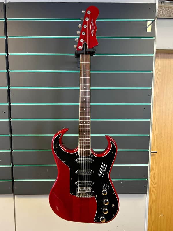Burns Bison 62 Reissue Red Electric Guitar | Reverb