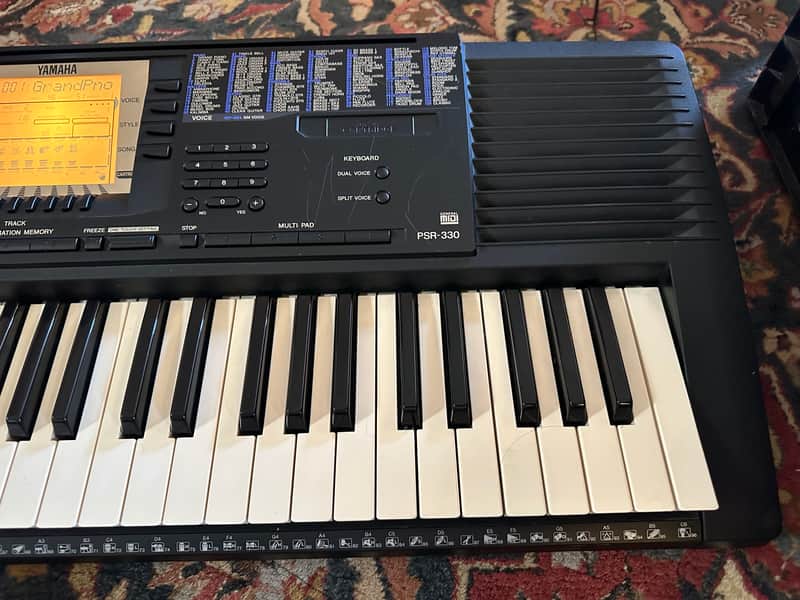 Yamaha PSR-330 1997 - Black | Reverb