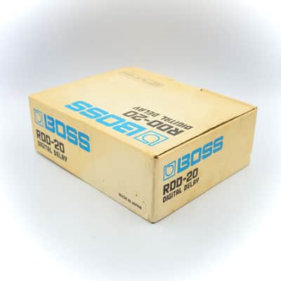 Boss RDD-20 Digitel Delay With Original Box Power Supply Made in Japan Guitar Effect Micro Rack image 14