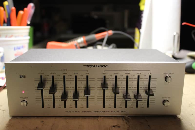 Restored Realistic 31-1988 5 band Graphic Equalizer (3) image 1