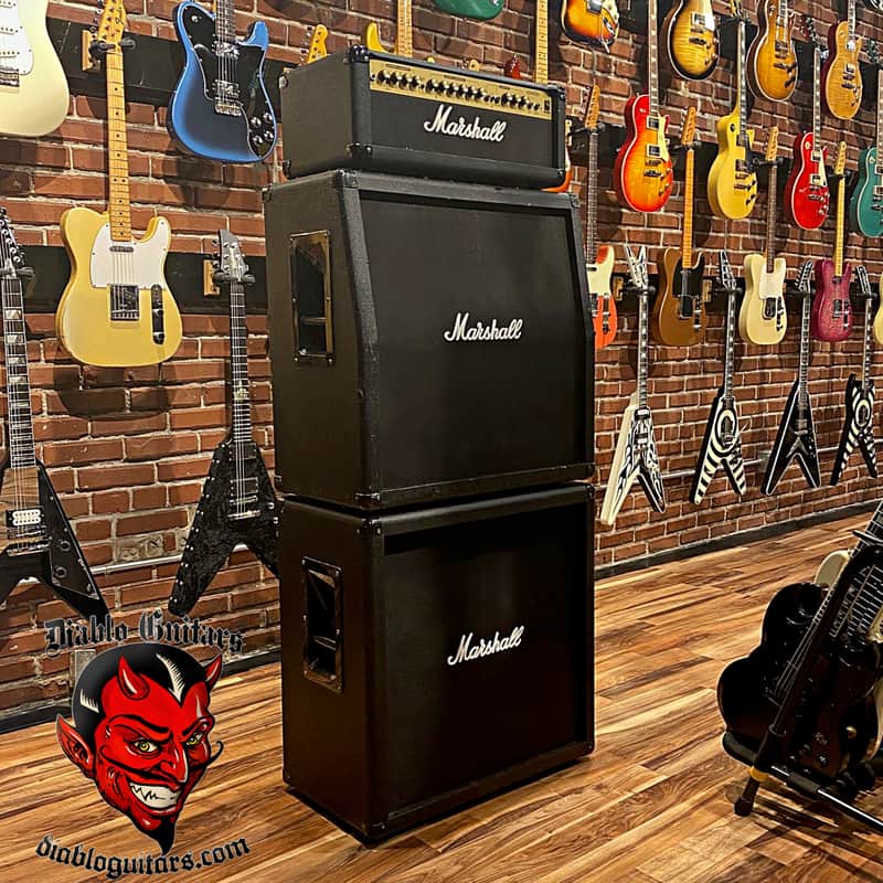 Marshall G100RCD Full Stack - 100watt Solid State Head and Matching 120 watt MG Series 4 x 12" Cabs image 1
