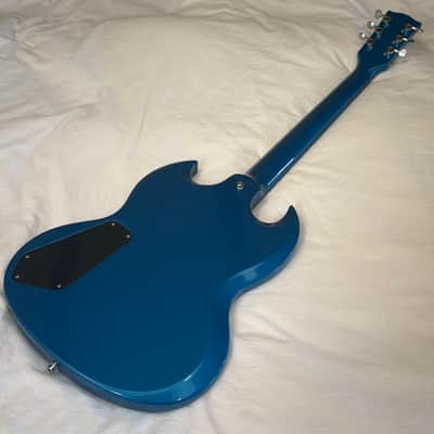 Vintage 1998 Gibson SG-X (SG Junior) - Laguna Blue Metallic Custom Color - Free Pro Setup image 15