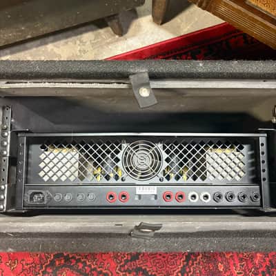 2004 Marshall EL34 100/100 Dual Monoblock Rack Power Amp With Rack Mount Case image 3