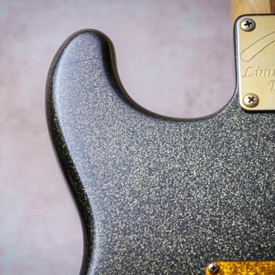 FENDER MIJ Hellecasters Limited Edition John Jorgenson Stratocaster "Black Gold Sparkle + Rosewood" (1997) image 17