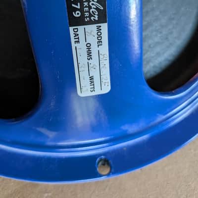 Weber Blue Dog 12" 50 Watt 8 ohms Speaker image 2