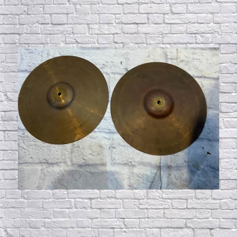 Elton Vintage 11 Inch Hi Hat Cymbal Pair image 1