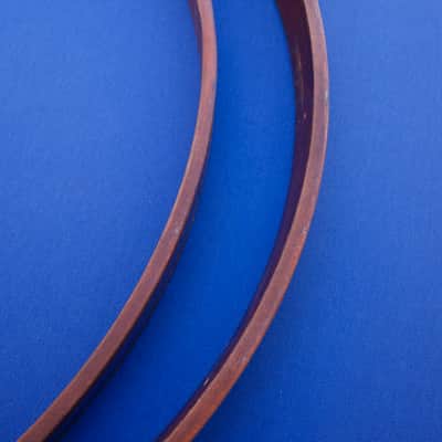 Slingerland 1-Ply Solid Maple Bassdrum Hoops 24" Mahogany image 14