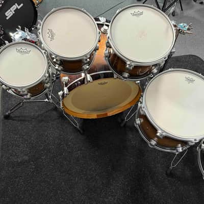 ~LIMITED EDITION!~ DW Timeless Timber 30th Anniversary Lake Superior Birch 6-Piece 8/10/12/14/16/22 Drum Kit Set in Purple Burst Lacquer & Satin Chrome Hardware with SKB Soft-Shell Bags image 16