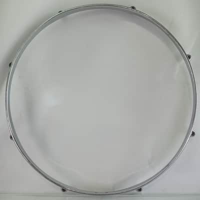 Premier 14"Die-Cast 8-Lug Snare Drum/Floor Tom Batter Rim/Hoop Vintage 50-60s UK image 7