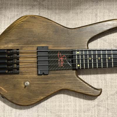 Status Graphite S2 custom 2010s 5 string headless bass image 1