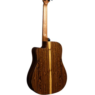 Guitare Folk Electro Lag THV30DCE HyVibe 30 Dreadnought Cutaway image 5