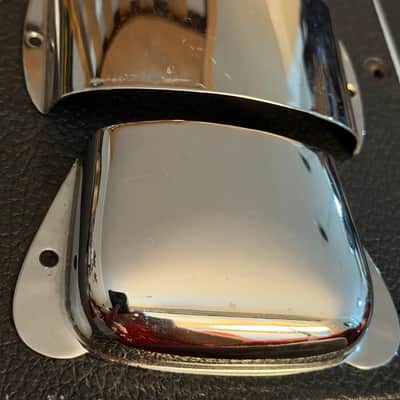 1967 Fender Precision Bass Covers Bridge Cover Pickup Cover P Bass Vintage 1960's Off Clean 1967 Free Shipping!! image 2