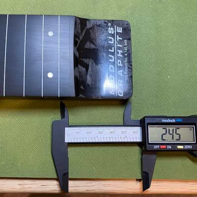 Modulus Quantum 5 Graphite Bass Guitar Neck, Q5, Fretless 1991 image 19