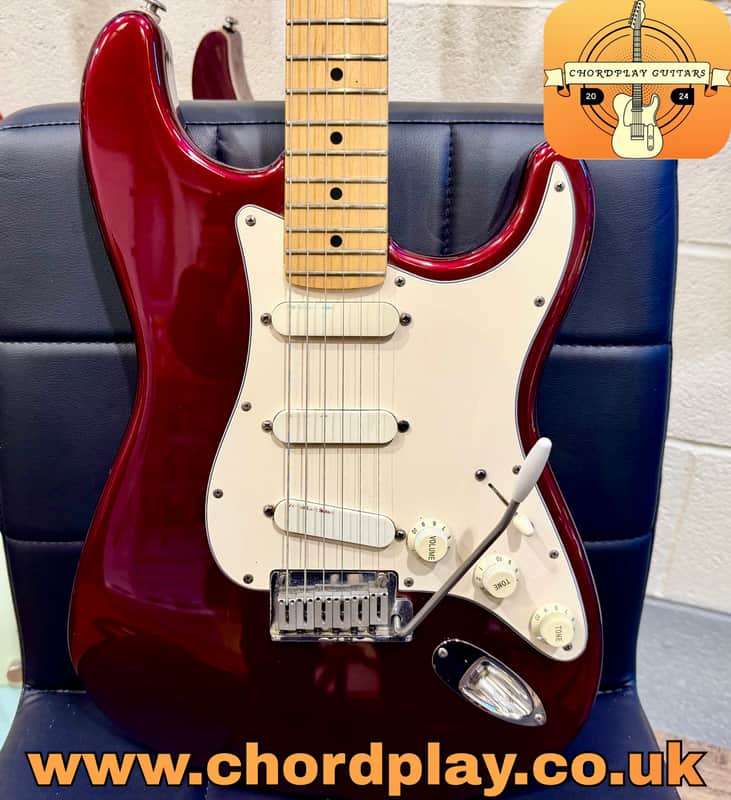 ✨1989 USA✨ Fender American Stratocaster Plus Deluxe~ Midnight Wine~ Lace Sensor