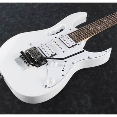 Ibanez JEMJR-WH Steve Vai Signature Electric Guitar, White image 3