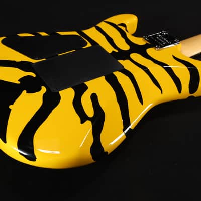 Jackson Pro Origins 1985 San Dimas SD1 Electric Guitar Ebony Fingerboard - Yellow Bengal 691 image 5