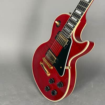 2010 Gibson Les Paul Custom 70s CS rot flamed Goldhardware inkl. Case image 12