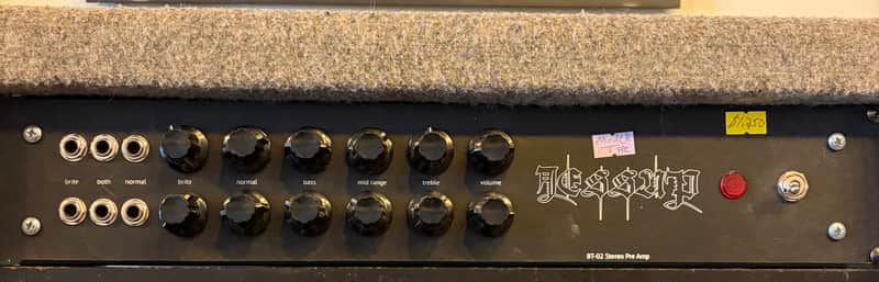 Jessup Bt- 02 stereo pre amp (model t) 2020s  - Black image 1