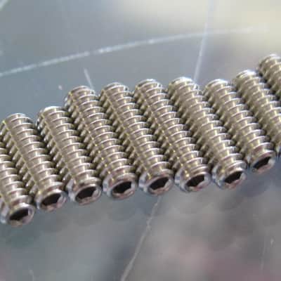 Fender Original Vintage Stratocaster Bridge Saddle Height Screws 0994928000 image 1