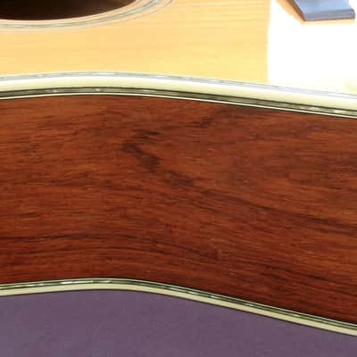 1975 Yairi YW-600 Dreadnought Guitar New Jacaranda Natural+Vintage Hard Case image 17