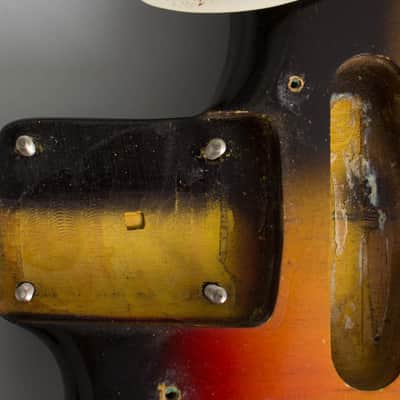 Fender  Stratocaster Solid Body Electric Guitar (1965), ser. #L77176, vintage road case. image 21