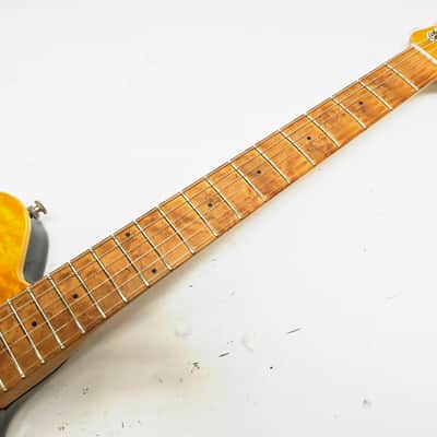 MUSIC MAN Axis Super Sport HH Trans Gold Electric Guitar, a6601 image 8