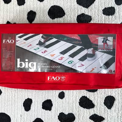 FAO Schwarz The Big Piano Dance Mat 70" Long Works Great Tested Tom Hanks Big Movie Floor Keyboard image 3