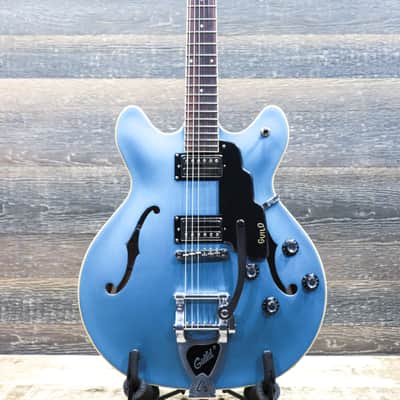 Guild Starfire I DC Pelham Blue Double-Cutaway Semi-Hollow Electric Guitar image 2