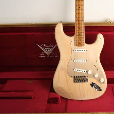 Fender Custom Shop Limited Edition 1954 Roasted Stratocaster Journeyman Relic 1-Piece Roasted Quarterswan Maple Fingerboard Natural Blonde LXX0787 image 1