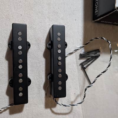Nordstrand Audio NJ5FS-SET Split Coil Hum Canceling 5-String Jazz Bass Pickup Set 2010s - Black image 4