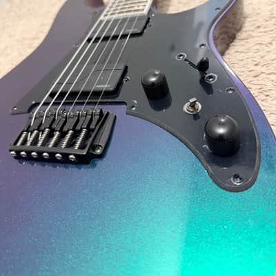 Ibanez RG631ALF-BCM Axion Label 2021 - Present - Blue Chameleon image 4