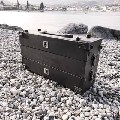 (2x3U) 6U Eurorack Case Powered, 84 or 104 hp, modular synthesizer, patched resealable image 3