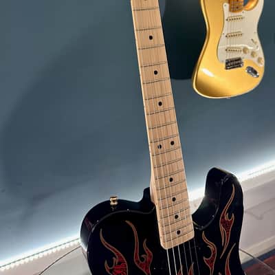 Fender James Burton Artist Series Signature Telecaster 2007 - Present - Red Paisley Flames image 7